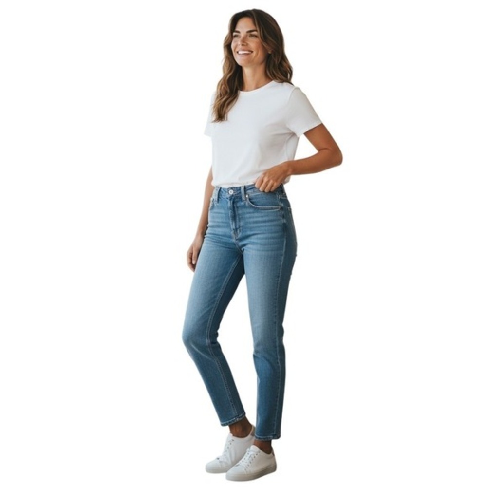 Calvin Klein Jeans Slim Boyfriend Mid Wash Denim Women's Size 10 W30x29 - Picture 1 of 9